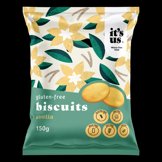 It's Us Vanilla Crumbly Biscuits