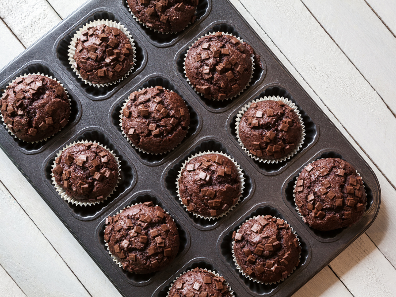 Our sugar free, low carb, high protein double chocolate muffin mix contains: ● 99% Less Sugar ● 142% More Protein ● 40% Less Calories ● 30% Less Carbs